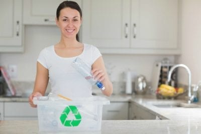 Airbnb Hosts Complain, Woman Putting Bottle in Recycle Bin
