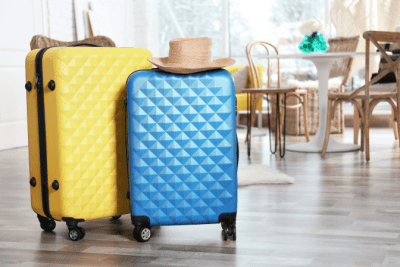 Left Luggage - Vacation Rental Mailbag, Luggage in House