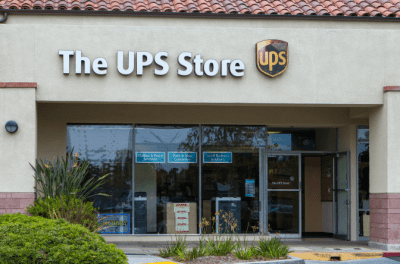 Left Luggage - Vacation Rental Mailbag, UPS Store