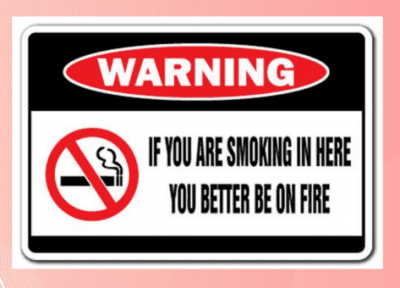 No Smoking - What's Your Sign