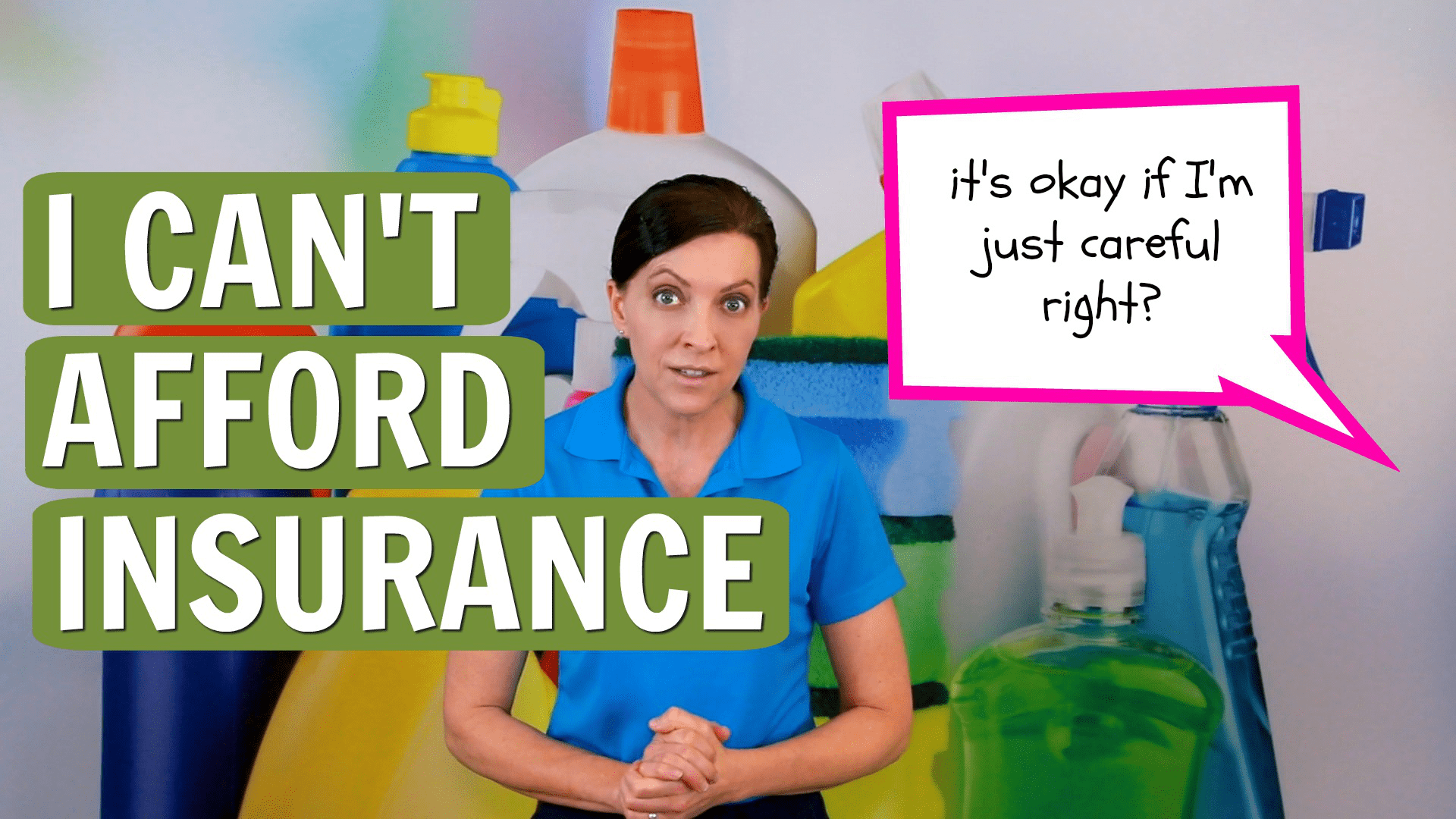 House Cleaner Can't Afford Insurance But It's Okay Right? Turnover Cleaning Tips