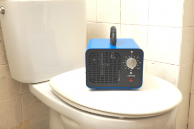 Get Rid of Cigarette Smell in Rental Property, Ozone Generator on Toilet