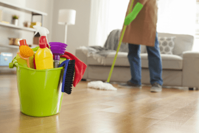 Airbnb Supplies Madness, Cleaning Floor